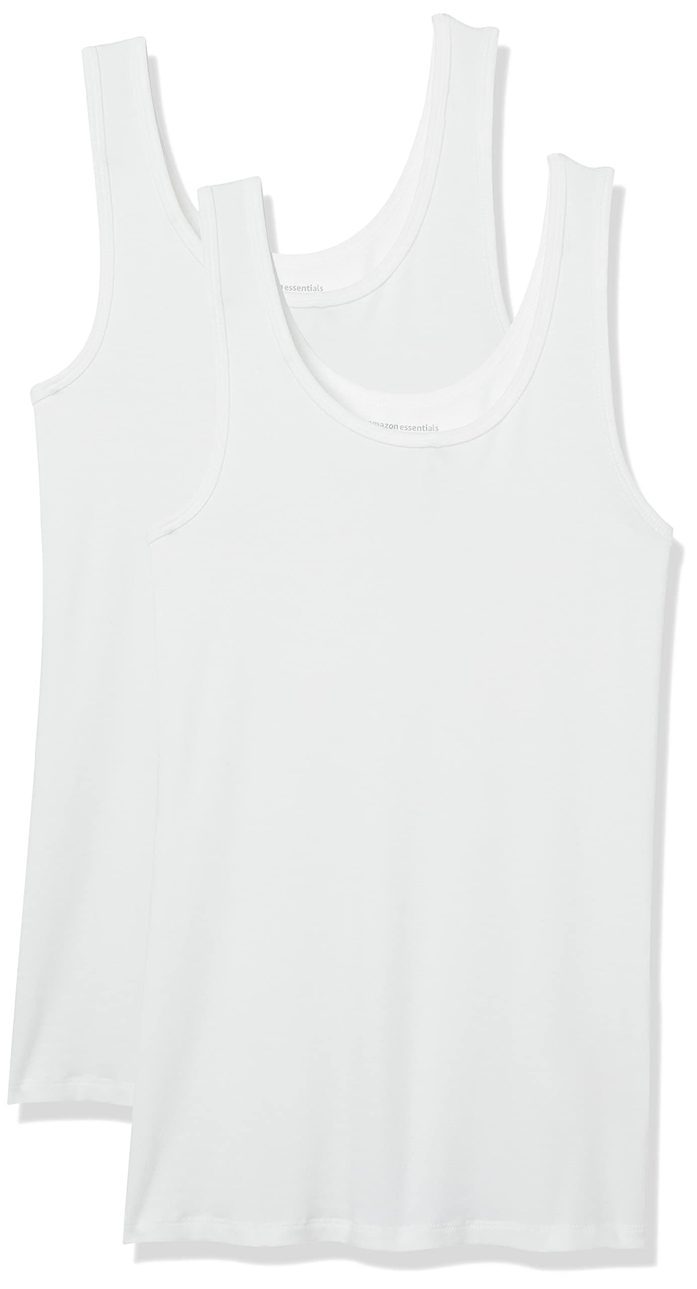 Angebot: Amazon Essentials Damen Tanktop, Schmale Passform, 2er-Pack M Weiß 😍👚