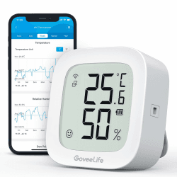 🌡️🌿 GoveeLife WLAN Hygrometer Thermometer - 27.06€ + Kostenloser Versand! Angebot bei HelloDeals
