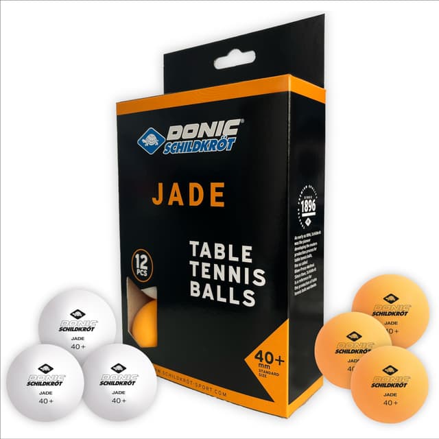 🏓 Donic-Schildkröt Tischtennisball Jade, Poly 40+ Qualität, Vorteilspack