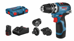 🛠️ Bosch Professional 12V System Akku Bohrschrauber GSR 12V-35 FC - FlexiClick System 🧰 Angebot bei HelloDeals