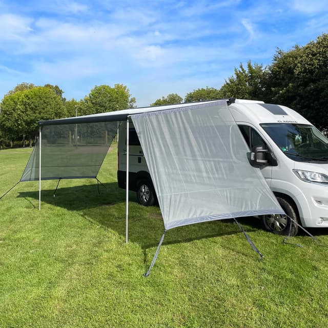 🌞🏕️ Capri Sun Blocker Seitenwand Set - 2 x Seitenwand 225 x 195/240 cm