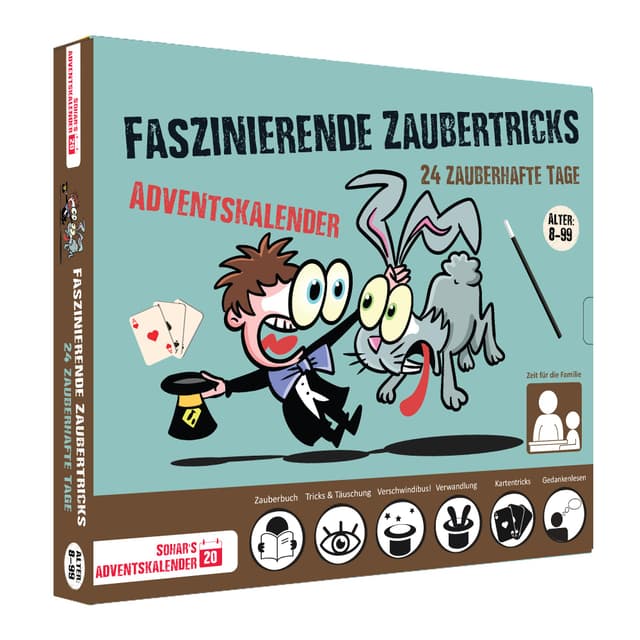 🎩🔮 Adventskalender 2024: Faszinierende Zaubertricks für Kinder ab 8 Jahren 🎄