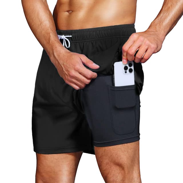HMIYA Badehose Herren 2 in 1 🩱🌊