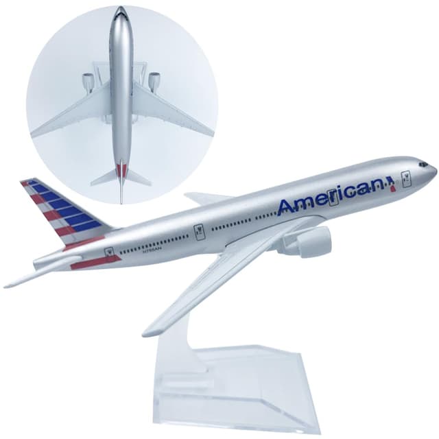 🛩️ YGCHEN Flugzeug Modell Legierung 777 America Flugzeugmodell 1/400 Skala Diecast Flugzeug Metallmodell 🛩️
