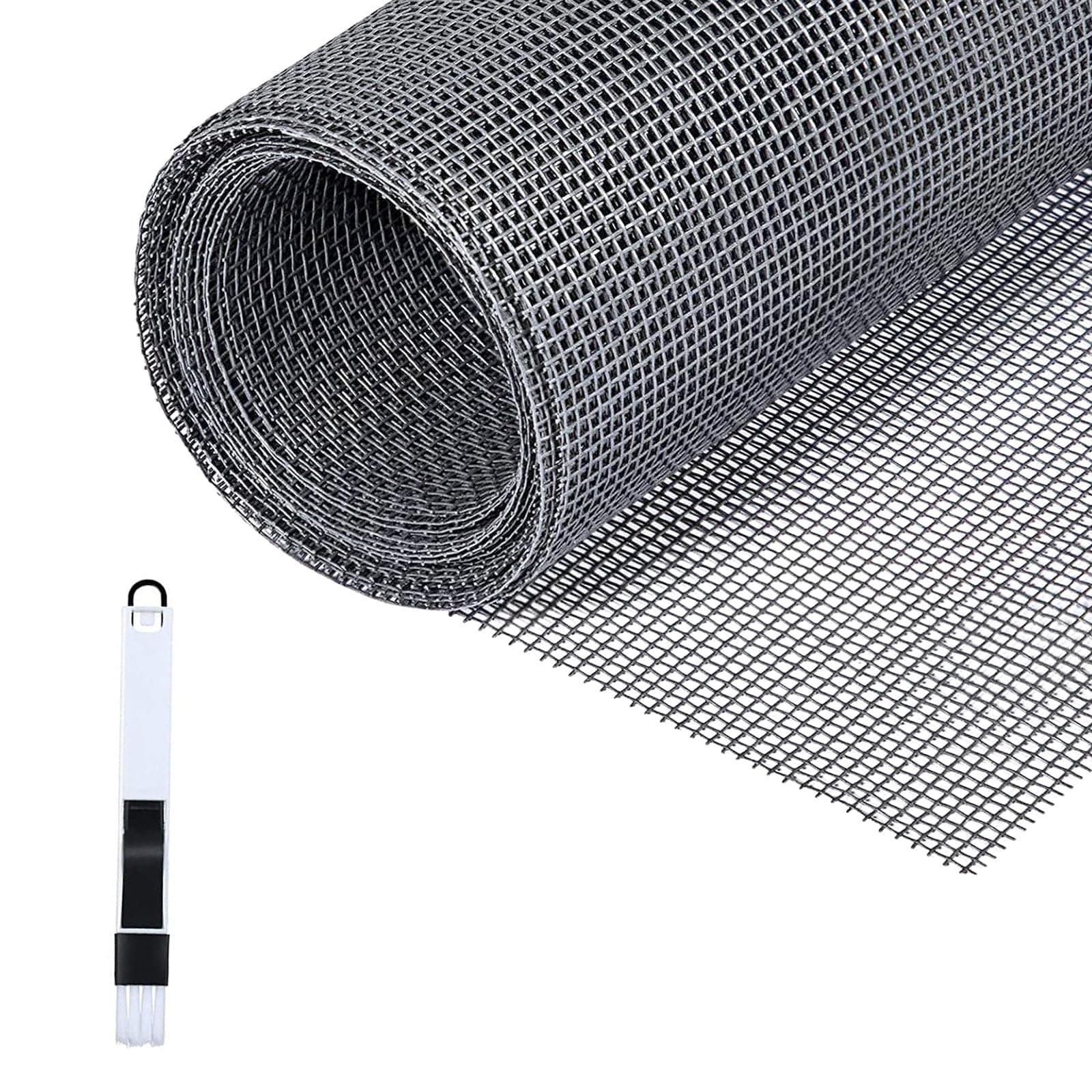 🦟 Fillis Insektenschutz Fliegengitter 150x300cm - Grau - DIY Zuschneidbar