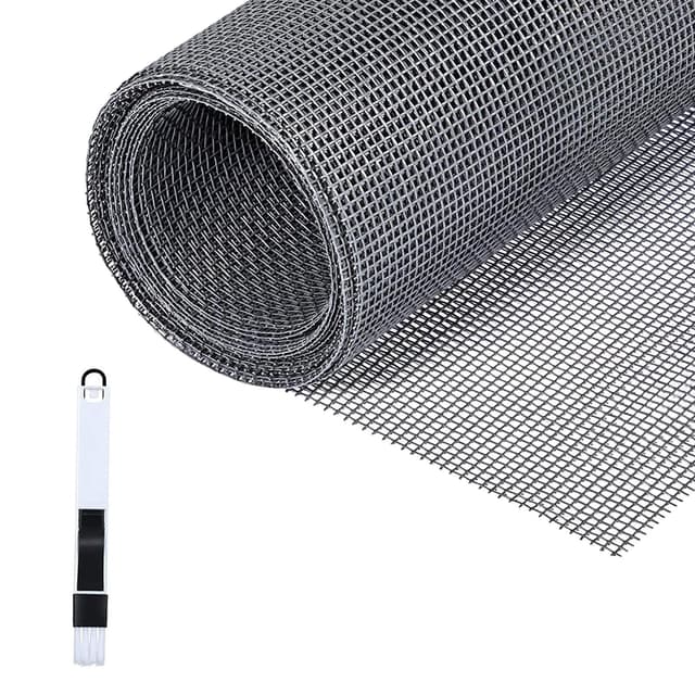 🦟 Fillis Insektenschutz Fliegengitter 150x300cm - Grau - DIY Zuschneidbar