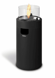 🔥 Enders Terrassenfeuer NOVA LED M BLACK - Gas Terrassenfeuer mit Ambientebeleuchtungen Angebot bei HelloDeals
