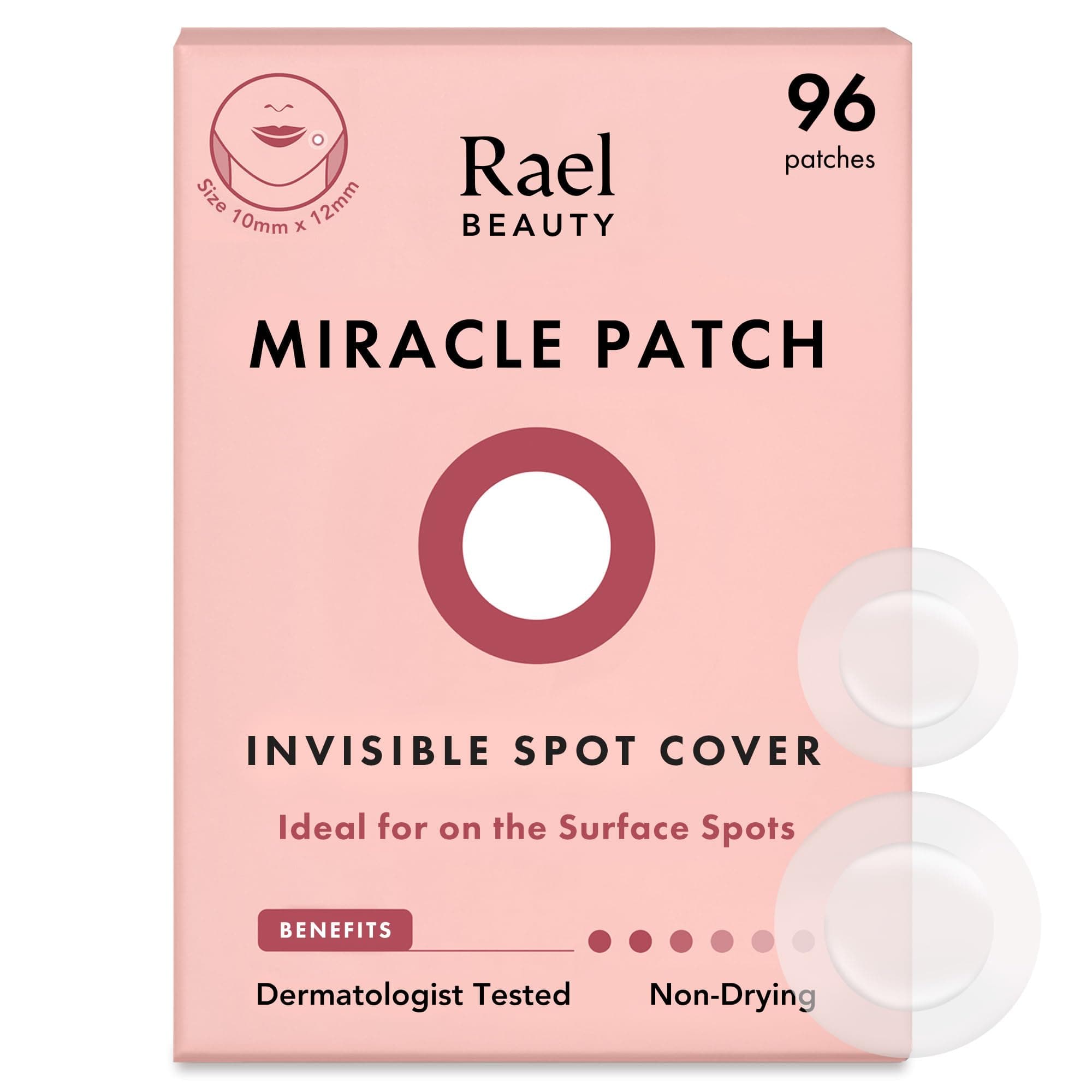 🌟 Rael Pickel Patch - Unsichtbare Spotabdeckung Hydrokolloid Anti-Akne Pflaster für Gesicht