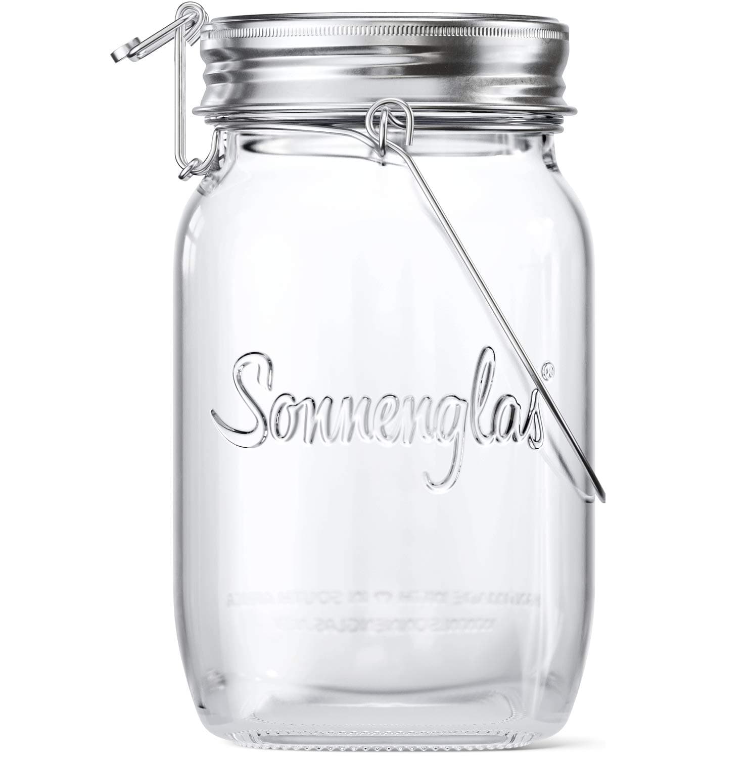 🌞 SONNENGLAS Classic 1000ml | Die Original Solarlampe/Solar-Laterne im Einmachglas aus Südafrika