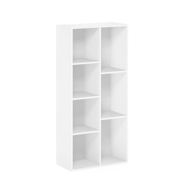 🌟 Super Deal! Furinno Luder 7-würfelig Reversibles offenes Regal, Weiß 🌟