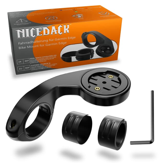 🚴‍♂️🔝NICEDACK Fahrradhalterung für Garmin Edge | Fahrradcomputer Halter | Fahrrad Halterung