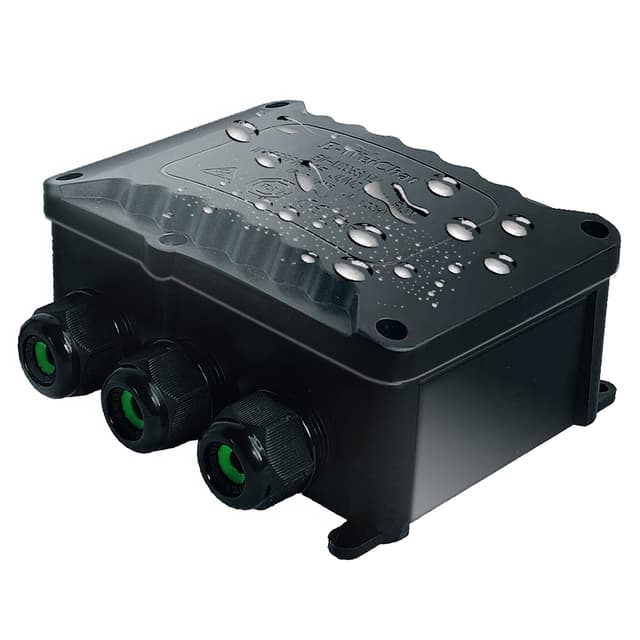 🌟Abzweigdose Wasserdicht IP68 Ø5mm-Ø12mm TÜV-Zertifizierung Schwarz🌟