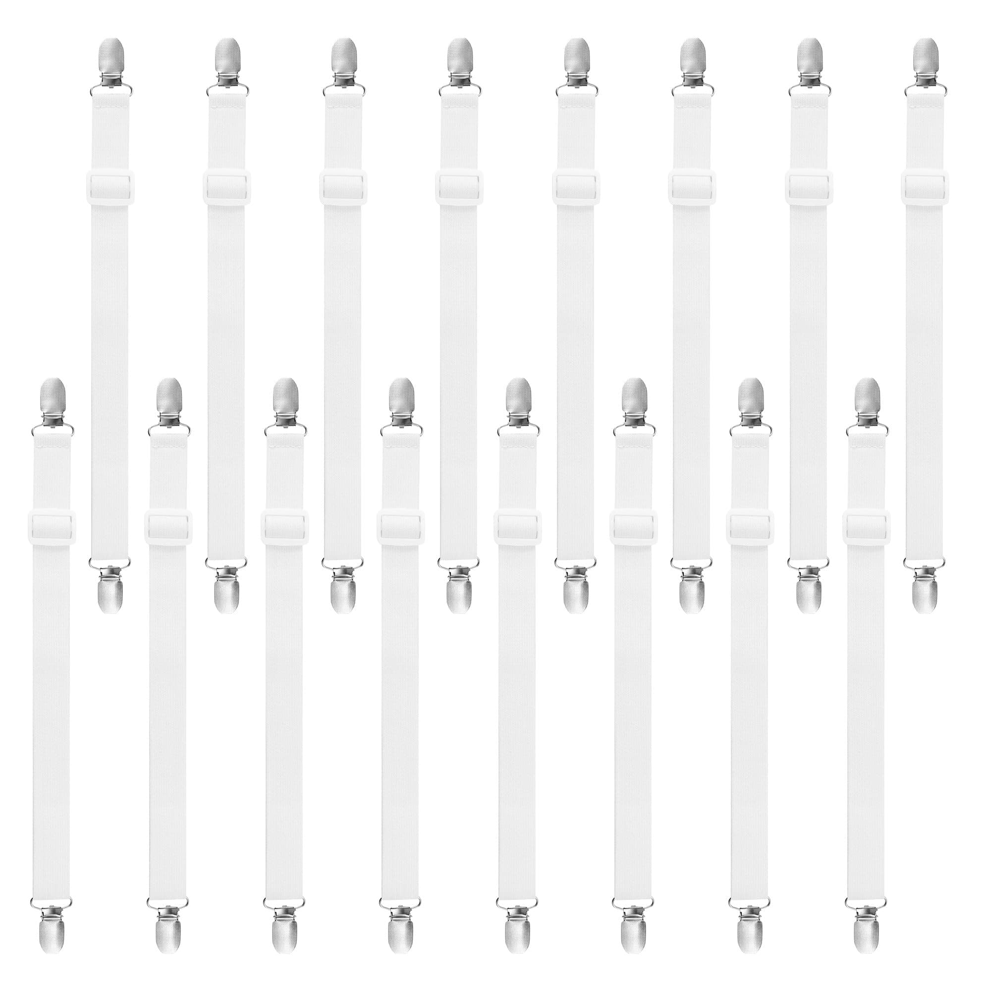 🌟 Mega Deal: HAOYULUO 16 Stück Bettlakenspanner - Verstellbar & Elastisch! 🌈