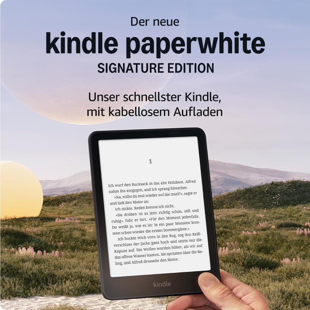 📚🔥 Zertifiziert und generalüberholt Amazon Kindle Paperwhite Signature Edition (32 GB) - Unser schnellster Kindle!
