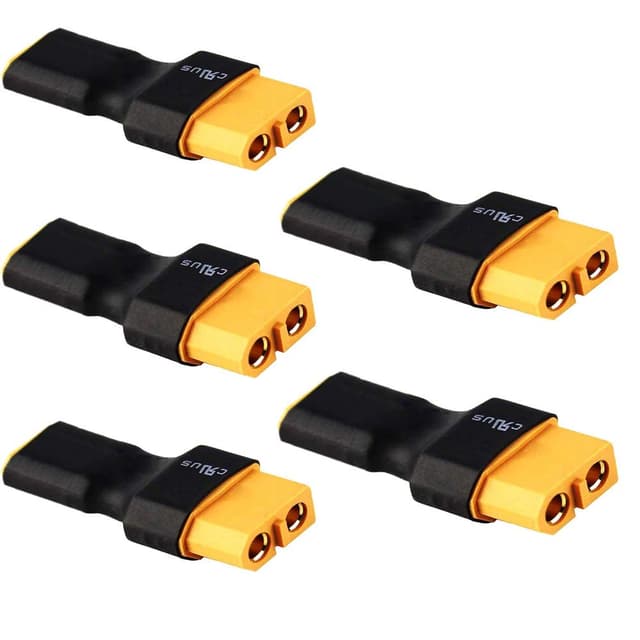 🔌🔋 5 Stk. XT60 Männlich Weiblich zu XT90 Männlich Weiblich Stecker Steckverbinder 🛠️