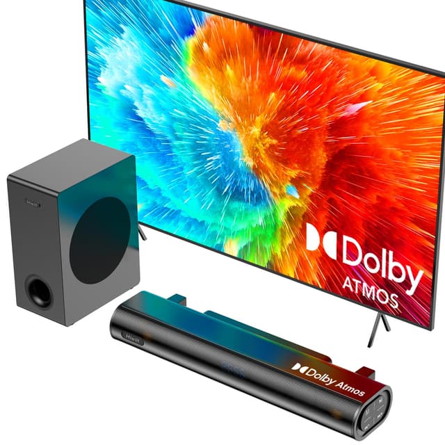 Hiwill Soundbar für TV Geräte mit Dolby Atmos, 200W Spitzenleistung 🎵🔊