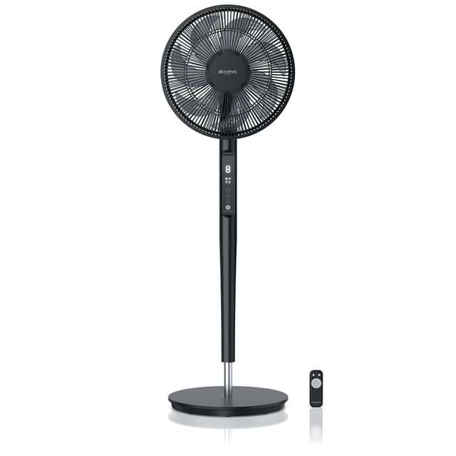 Brandson - DC Standventilator energiesparend ECO - Fernbedieung - Brushless Silent Motor, sehr leise - Preisträger 2025