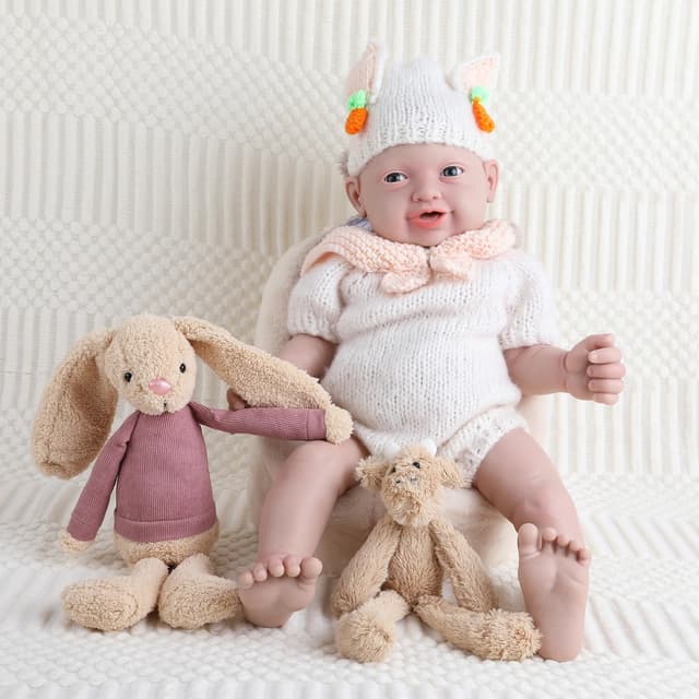IVITA Ganzkörper Silikon Reborn Baby Puppe 👶🏼🎁