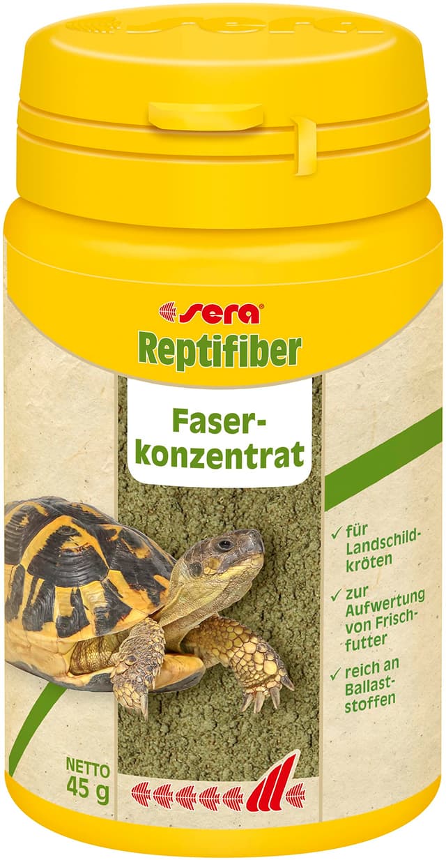 🐢🍂 Sera Reptifiber 100 ml (45 g) - Faserkonzentrat für Landschildkröten 🍂🐢