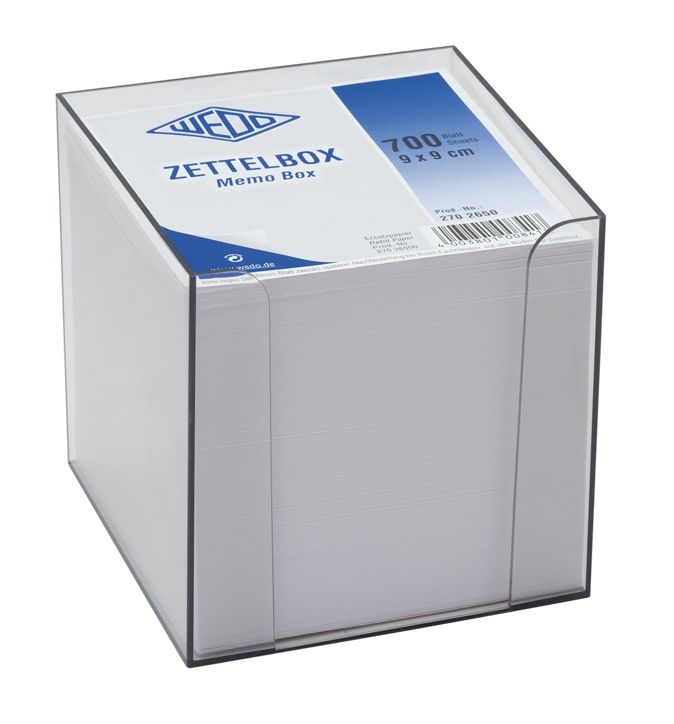 🔥 Super Deal: Wedo 2702650 Zettelbox Kunststoffbox! 📝