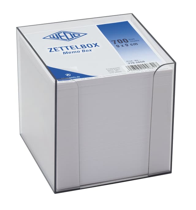 🔥 Super Deal: Wedo 2702650 Zettelbox Kunststoffbox! 📝