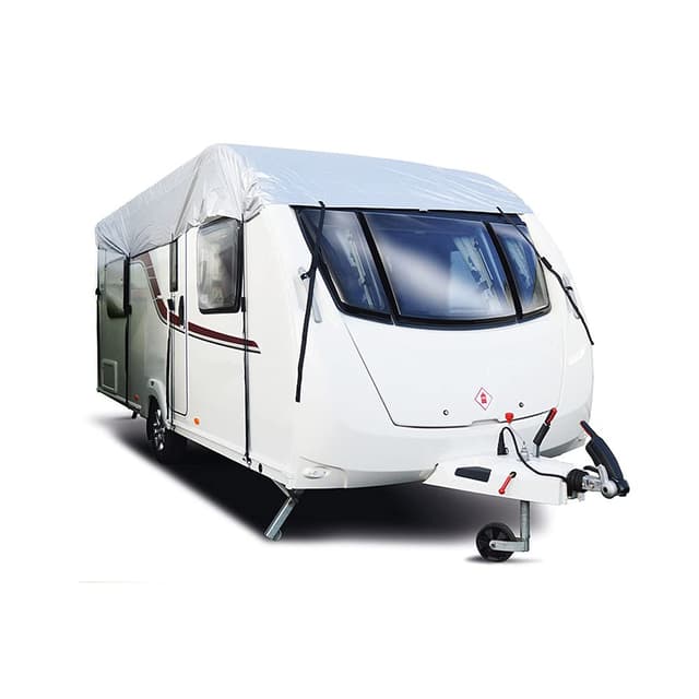 🌟 Sonderangebot! Maypole 9261 Wohnwagendachabdeckung 4,1M Silber 🚐