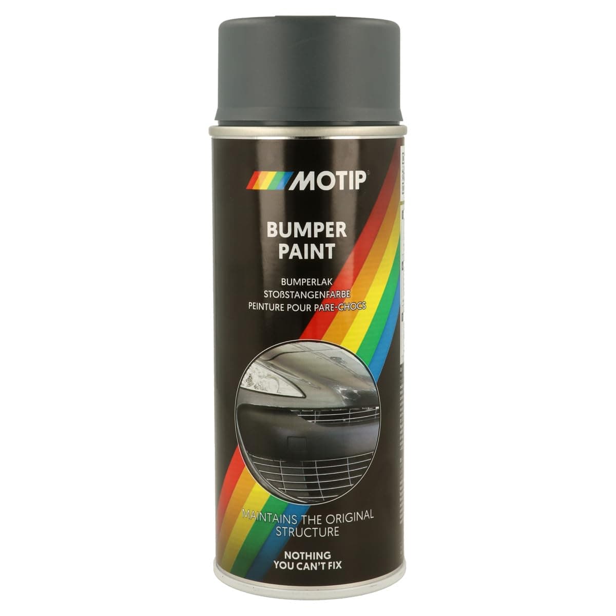 🌟 Sonderangebot: MOTIP 04075 Stoßstangenspray in Dunkelgrau 400 ml 🌟