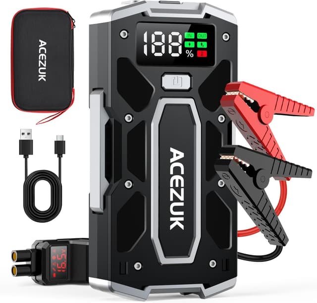 ACEZUK Starthilfe Powerbank 6000A 🚗🔋