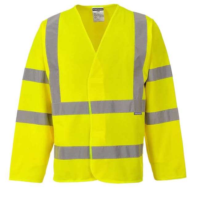 🌟 Portwest Warnschutzweste mit Reflexstreifen über Bauch und Schulter, Größe: L/XL, Farbe: Gelb, C473YERL/XL L-XL Gelb 🌟