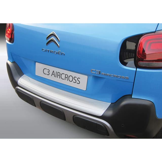 🚗 RGM ABS Heckstoßstangenschutz für Citroën C3 Aircross 2017- Schwarz Mattschwarz 🛡️