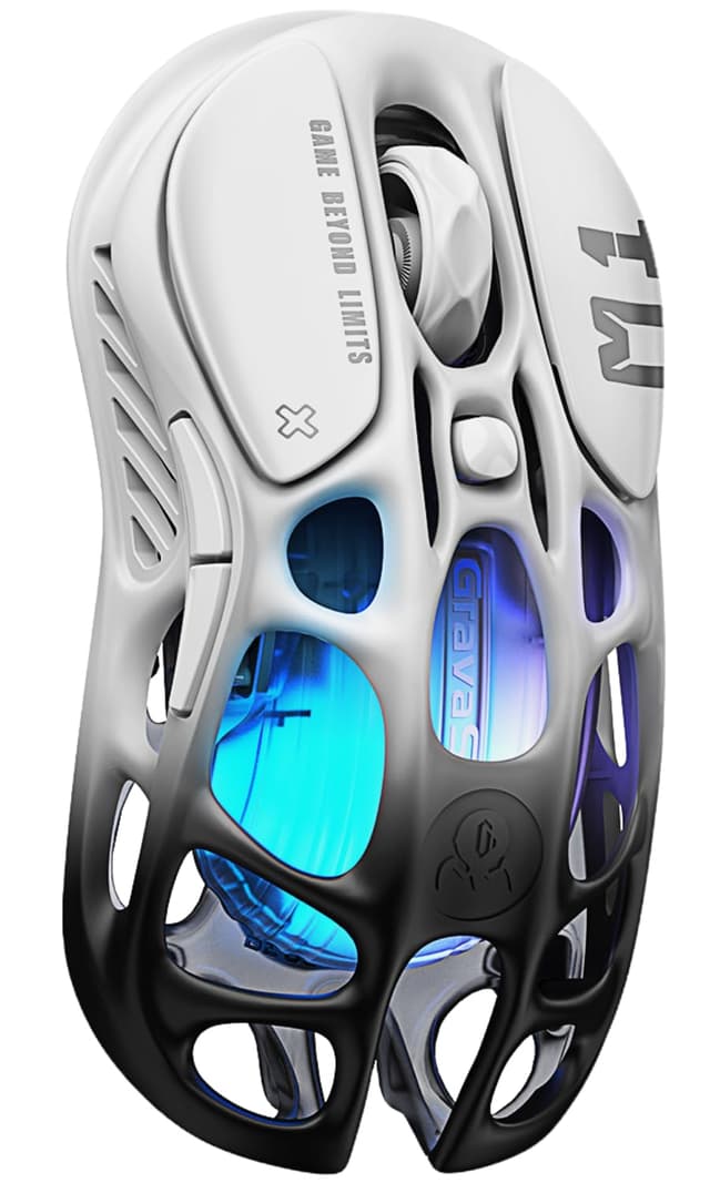 GravaStar Mercury M1 Pro Gaming-Maus kabellos 🎮 26.000 DPI 🚀 RGB - Angebot