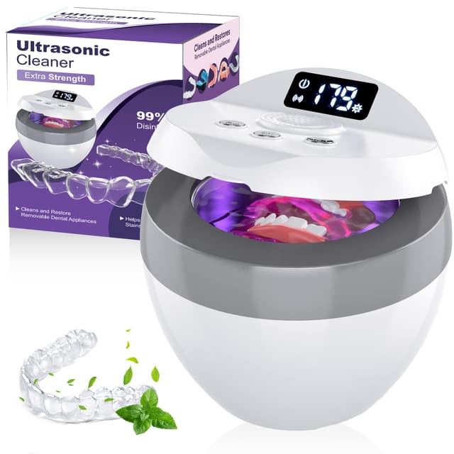 🦷🔆 Stim-U-Dent Ultraschallreinigungsgerät für Zahnschiene und Zahnprothesen 🛡️
