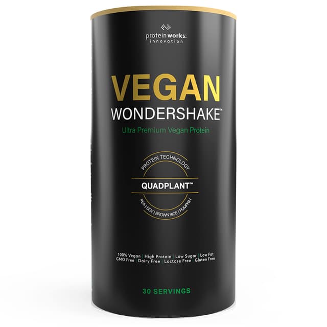 Protein Works - Vegan Wondershake | Premium Vegane Mischung | Vegan Protein | Salted Caramel | 30 Portionen 🌿🥤