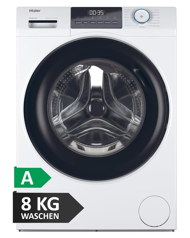 Haier Frontlader Waschmaschine 8kg I I-PRO SERIE 1 HW80-BP14929 🌟 AKTION 🌟