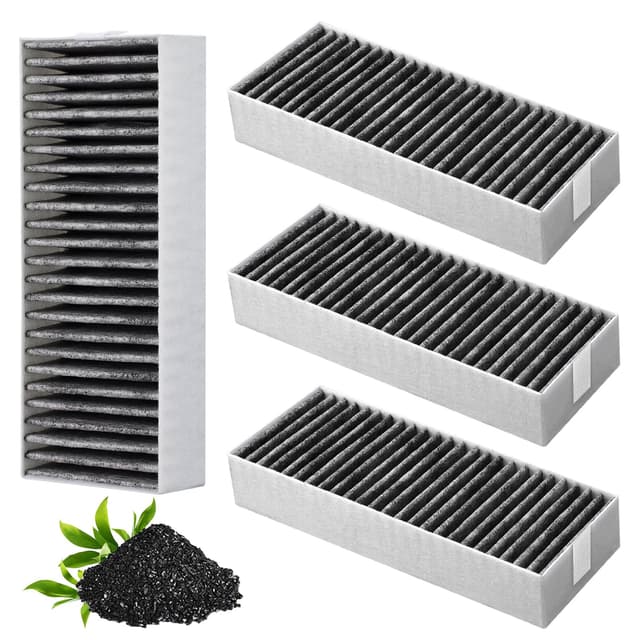 🔥 Super Angebot! 4 Stück Dunstabzugshaube Aktivkohlefilter Grau-4