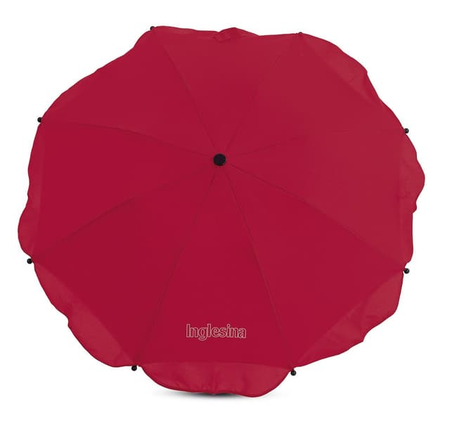 🌞 Inglesina Sonnenschirm für den Kinderwagen, Rot (Red) - Sonnenschutz für Kinder und Babys 🌞