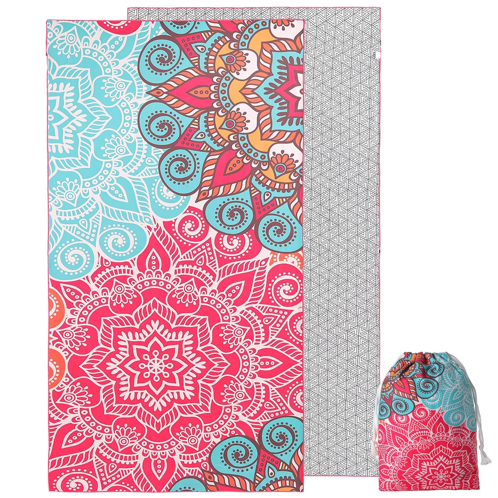 NovForth Strandhandtuch 180x90 cm Mikrofaser Strandtuch 🏖️