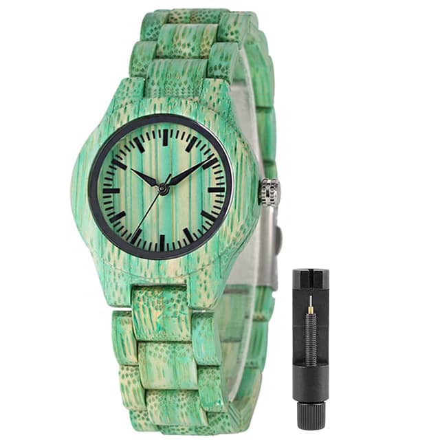 Tiong Damen Holzuhr Natürliche Holzuhren ⌚🌿