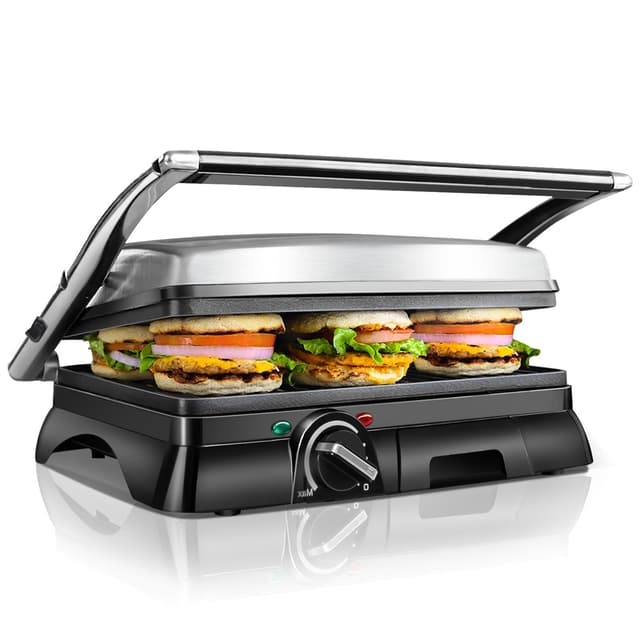 🔥 Angebot: Aigostar Samson 30KLU- XXL Kontaktgrill Panini Grill 🥪🥩