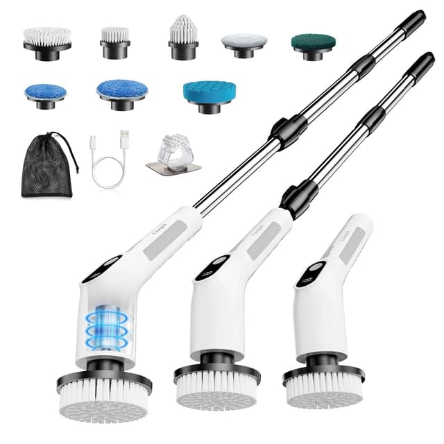 🌟 Deal des Tages: Cusopeh Elektrische Reinigungsbürste mit 8 Wechselbürsten 🧼