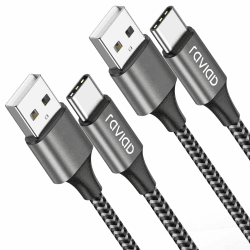 RAVIAD USB C Kabel [2Pack 2M] 3.1A Ladekabel 📱🔋 Angebot bei HelloDeals