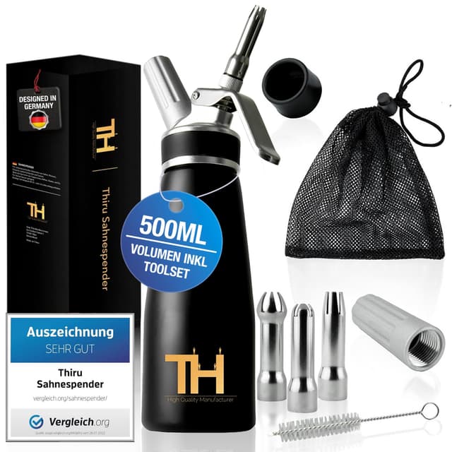 🍰 Thiru Sahnespender inkl. Toolbox - Note 'sehr gut' - 100 Tage testen 🎉