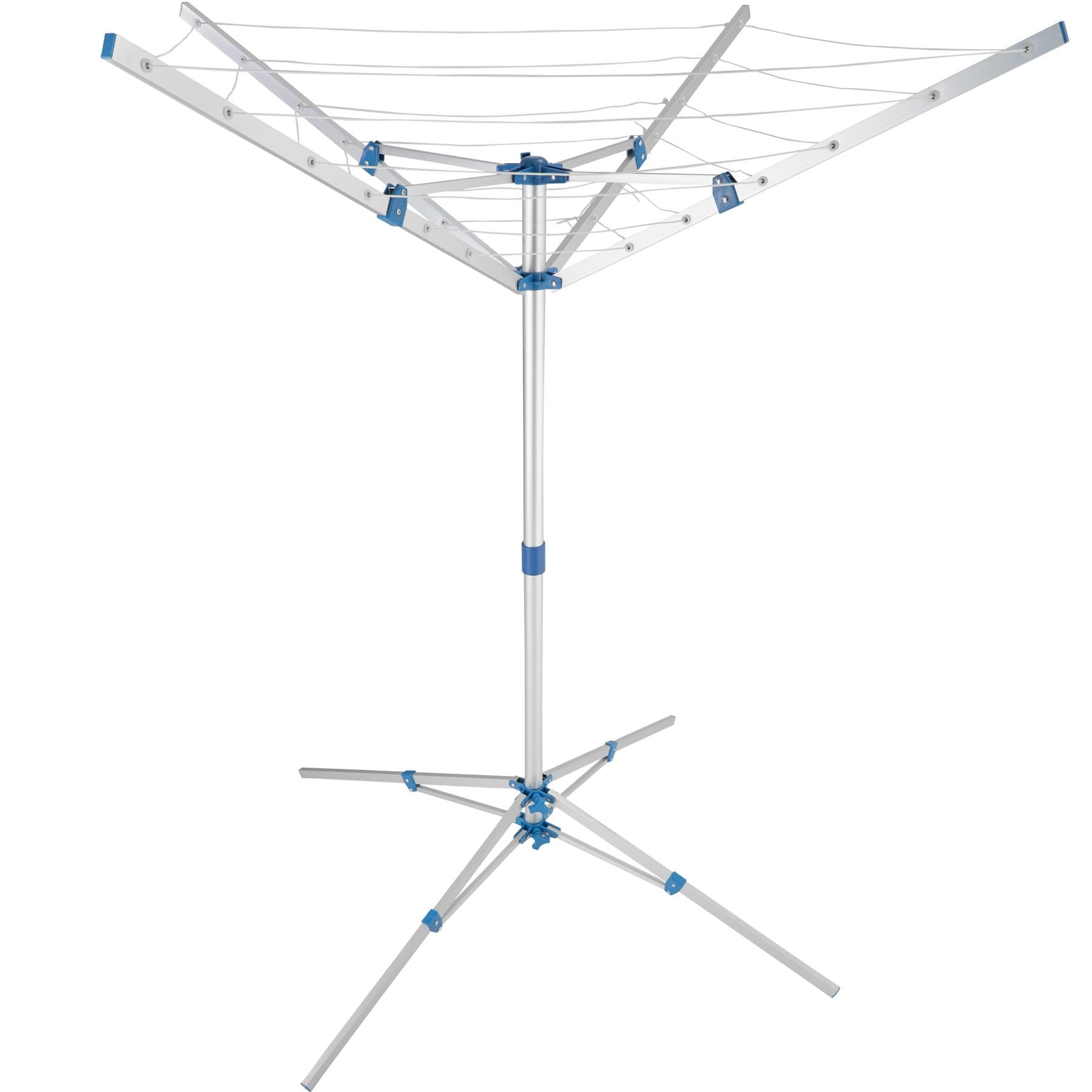 🌞👚 Tectake Aluminium Wäschespinne Wäscheschirm | 4 Tragarme | Stufenlos höhenverstellbar - Diverse Modelle (Typ 2 | Nr. 402720) 🌿🌻