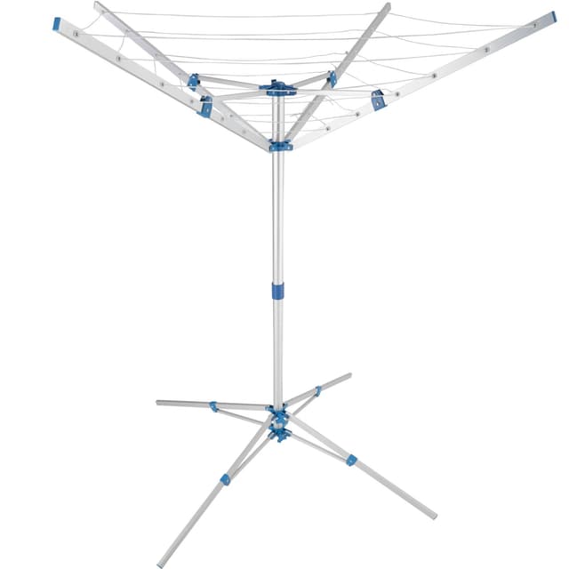 🌞👚 Tectake Aluminium Wäschespinne Wäscheschirm | 4 Tragarme | Stufenlos höhenverstellbar - Diverse Modelle (Typ 2 | Nr. 402720) 🌿🌻