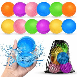 🎈🌊 SOPPYCID 12 Stück Wasserbomben Wiederverwendbar 🎉🏖️ Angebot bei HelloDeals