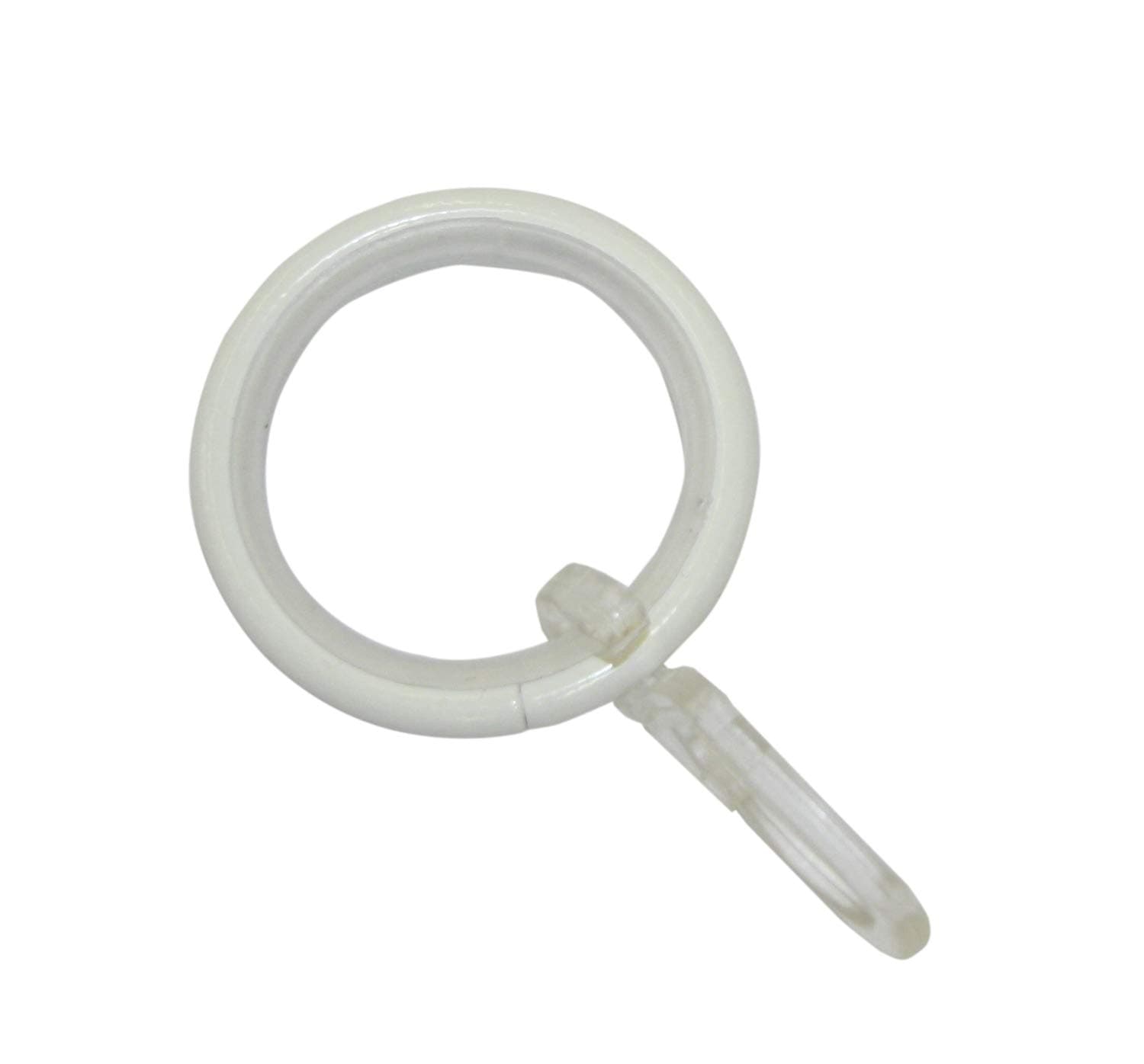 🔥 GARDINIA Gardinenringe für Ø 16-20mm Stangen, 10 Stück, Weiß 🏠
