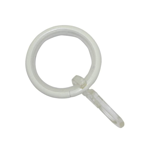 🔥 GARDINIA Gardinenringe für Ø 16-20mm Stangen, 10 Stück, Weiß 🏠