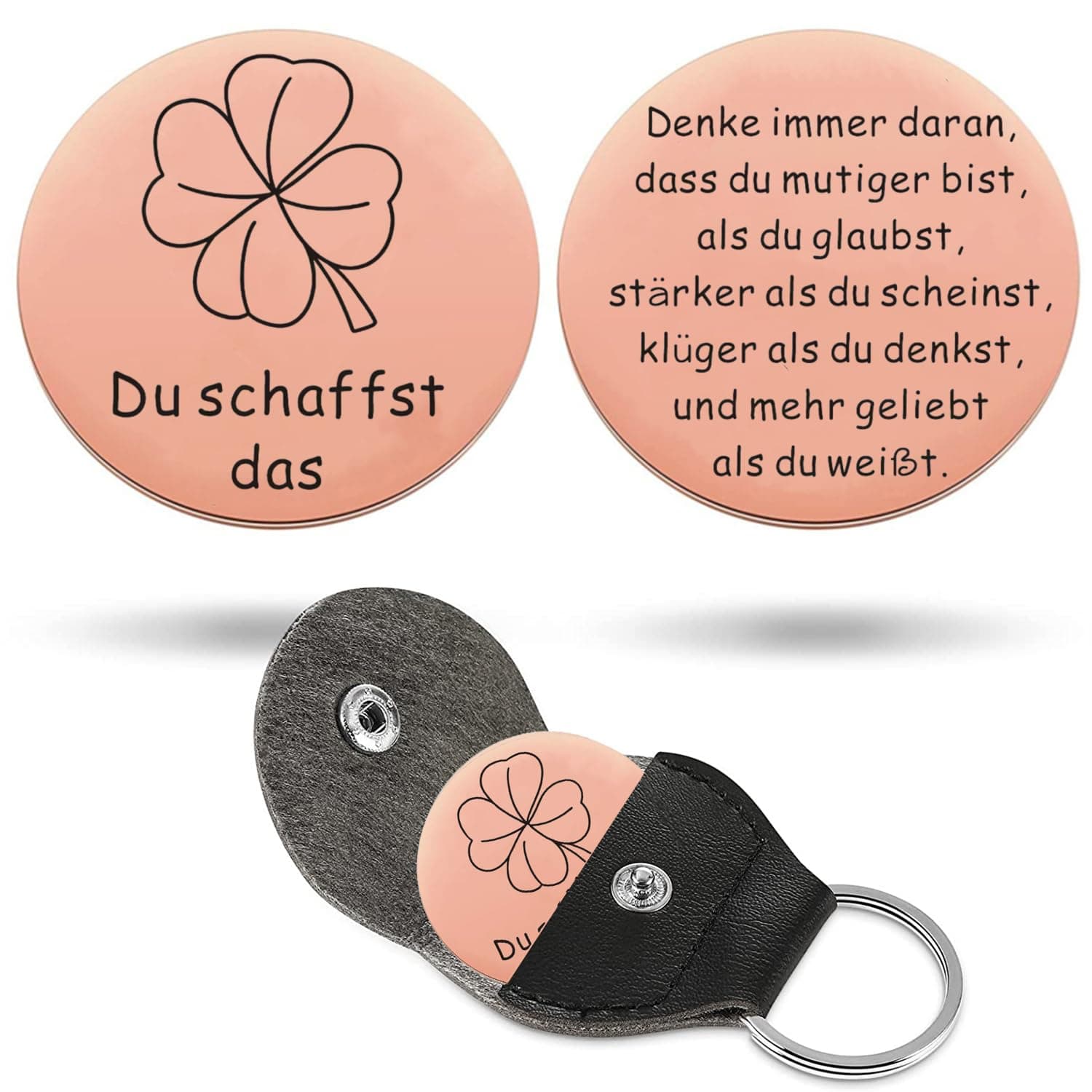 PulangRen Glücksbringer - Pocket Hug Motivationsgeschenke (STYLE-D)