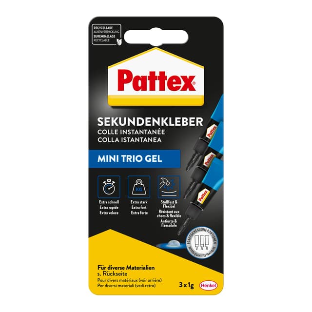 🔥 DEAL: Pattex Sekundenkleber Ultra Gel Mini Trio - Stark & flexibel! 💪🔧
