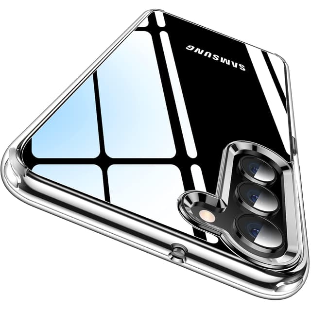 CASEKOO Crystal Clear [Nie Vergilbung] für Samsung Galaxy S23 Hülle 5G [Unzerstörbarer Militärschutz]